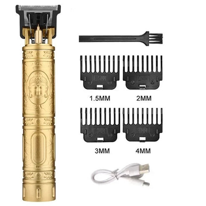 New Shaver Men's Retro Hair Cut T9 Professional Hair Cutting Machine Rechargeable Beard Shaver Electric Hair Clipper Trimmer