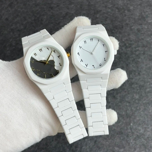 2026 Modern Minimalist Sketch Creative Design Waterproof Women's Watch Creative Middle East Arabic Numeral Quartz Men's Watch