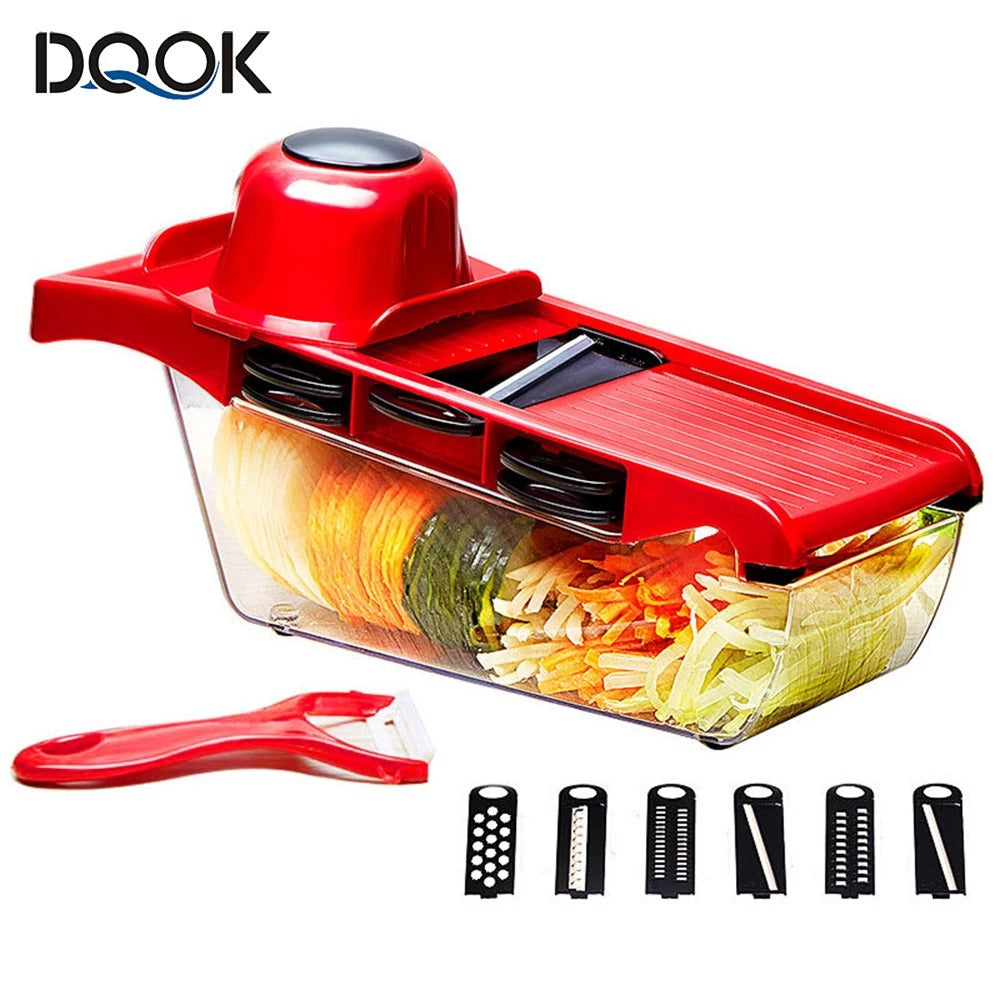 Vegetable Cutter with Steel Blade Slicer Potato Peeler