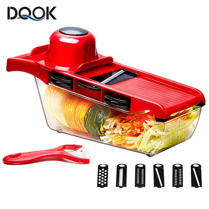 Vegetable Cutter with Steel Blade Slicer Potato Peeler