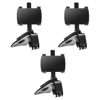 Car Dashboard Support 360 Degree Rotating Auto Grip Mobile Phone Fixed Bracket Multi-function Instrument Cluster Phone Holder