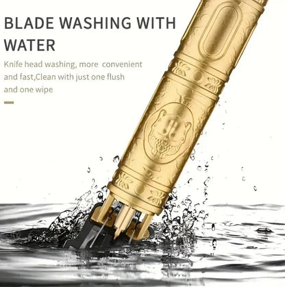 New Shaver Men's Retro Hair Cut T9 Professional Hair Cutting Machine Rechargeable Beard Shaver Electric Hair Clipper Trimmer