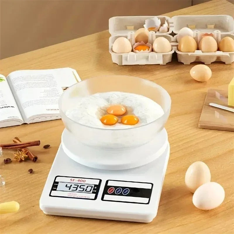 Electronic Digital Kitchen Scale SF-400 10kg/1g Food Weight Scale Baking Cookin Diet Precision Balance Measuring Tool Food Scale