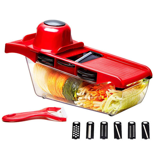 Vegetable Cutter with Steel Blade Slicer Potato Peeler