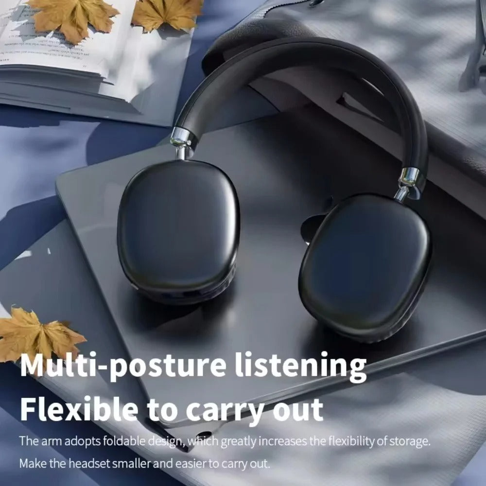 ANC Hybrid Noise Cancelling Wireless Bluetooth 5.4 Headphone 40MM Speaker Music Sports Over the Ear HiFi Headsets for iphone