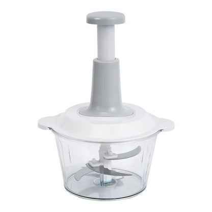 Manual Press Garlic Paste Processor, Press Type Vegetable Slicer, Household Multifunctional Meat Grinder