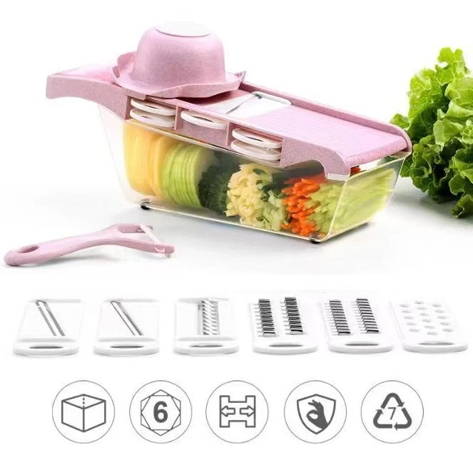 Vegetable Cutter with Steel Blade Slicer Potato Peeler