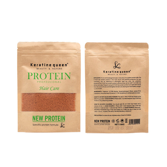 OEM Organic Hair Repairing Protein Balls Natural Nourishing Hair Care Anti Breakage Protein Particle Mix With Hair Mask Use
