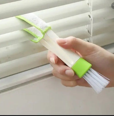 2-in-1 Car Air Vent Cleaning Brush-Washable Air Conditioning Curtain Dust Brush for Cleaning Vehicle Interior Details Corners