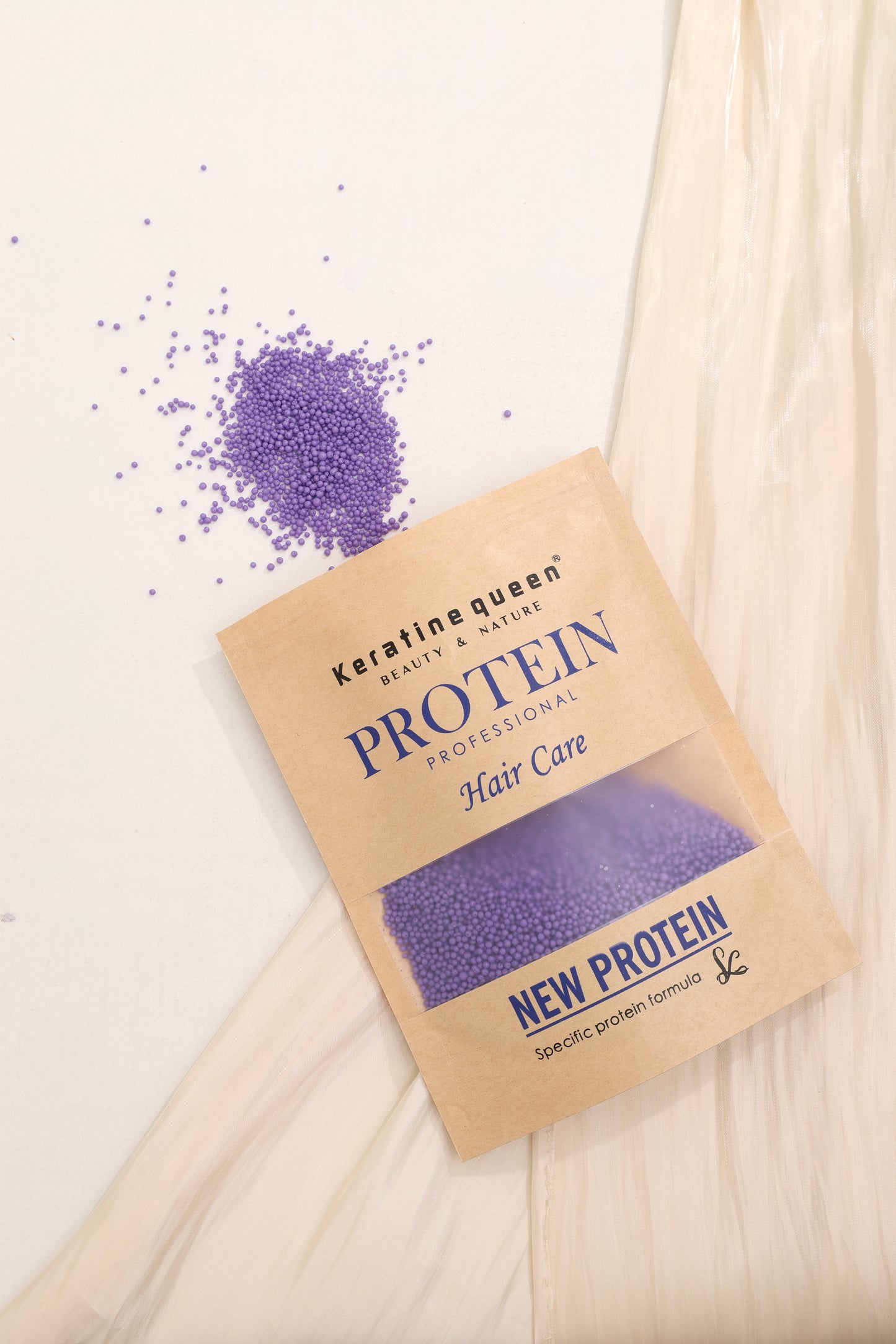OEM Organic Hair Repairing Protein Balls Natural Nourishing Hair Care Anti Breakage Protein Particle Mix With Hair Mask Use
