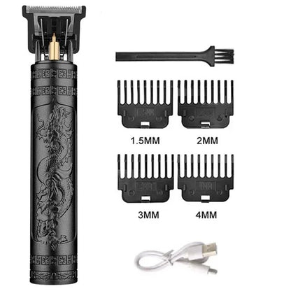 New Shaver Men's Retro Hair Cut T9 Professional Hair Cutting Machine Rechargeable Beard Shaver Electric Hair Clipper Trimmer