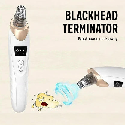 Blackhead Remover Vacuum Suction USB Rechargeable Facial Pore Cleaner Comedone Spot Acne Pimple Black Head Extractor Care Tools