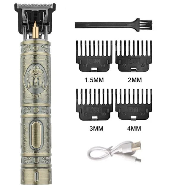 New Shaver Men's Retro Hair Cut T9 Professional Hair Cutting Machine Rechargeable Beard Shaver Electric Hair Clipper Trimmer