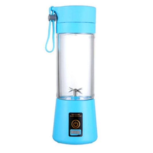 Portable Fruit Juice Cup USB Rechargeable Electric 6 Blades Juicer Cup Machine Mini 380ml Blender Fruit Smoothie Food Juicer