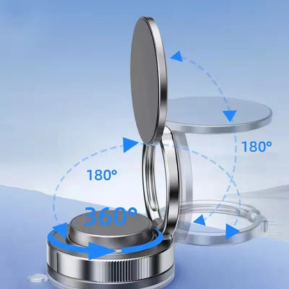 360° Rotating Magnetic Phone Holder, Foldable & Retractable,