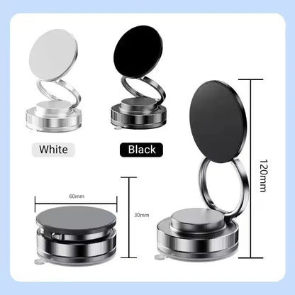 360° Rotating Magnetic Phone Holder, Foldable & Retractable,
