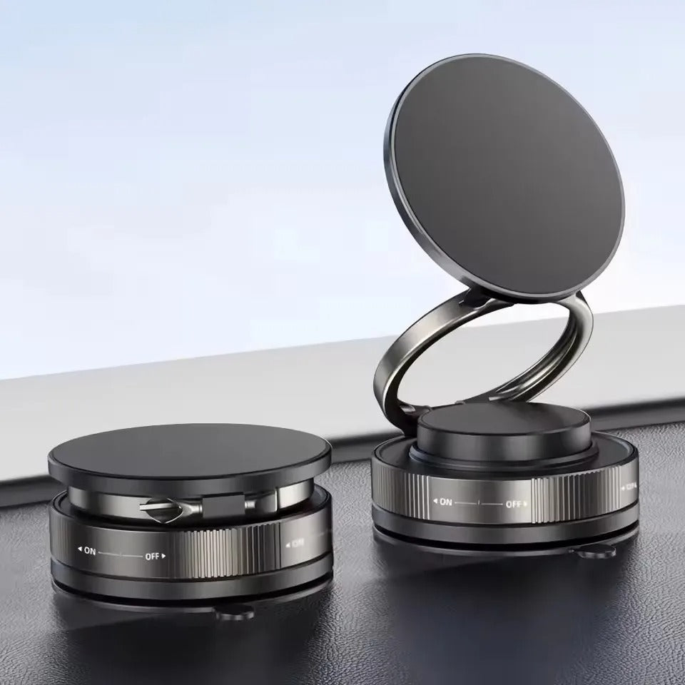 360° Rotating Magnetic Phone Holder, Foldable & Retractable,