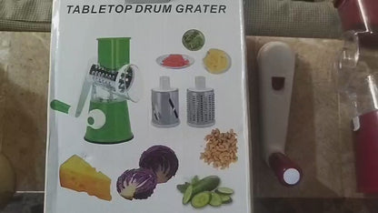 Multifunctional Roller Vegetable Cutter Hand Crank Home Kitchen Shredder Potato Grater
